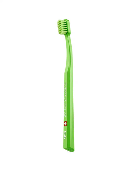 Kinderzahnbürste Kids grün 4-12 Jahre ultra soft