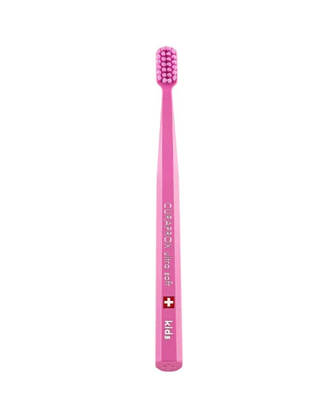 Kinderzahnbürste Kids pink 4-12 Jahre ultra soft