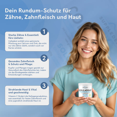 Premium-Zahnpflege im Doppelpack: Colladent & Dailydent