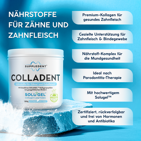 COLLADENT - Nährstoffe für Zähne & Zahnfleisch