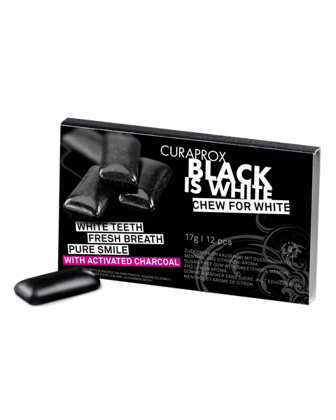 Kaugummi Black is White zuckerfrei