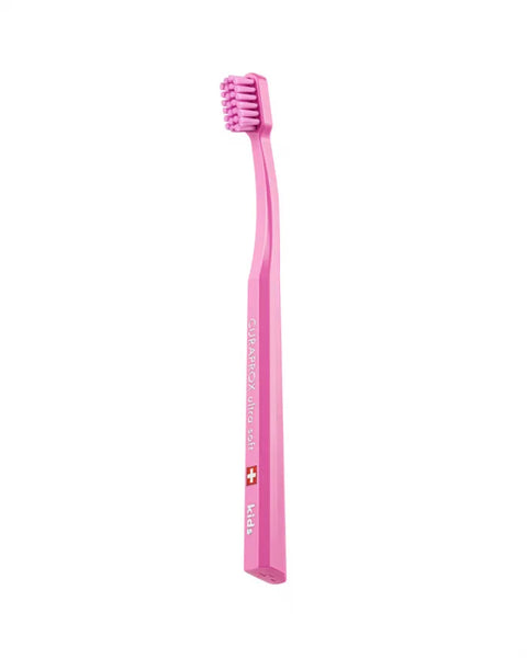 Kinderzahnbürste Kids pink 4-12 Jahre ultra soft