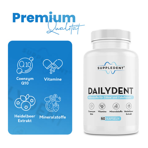 DAILYDENT - Nährstoffe für Zähne & Zahnfleisch