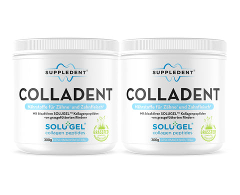2 Dosen COLLADENT - Nährstoffe für Zähne & Zahnfleisch (600 g, 60 Portionen)