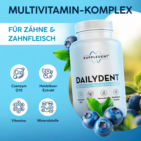 DAILYDENT - Nährstoffe für Zähne & Zahnfleisch